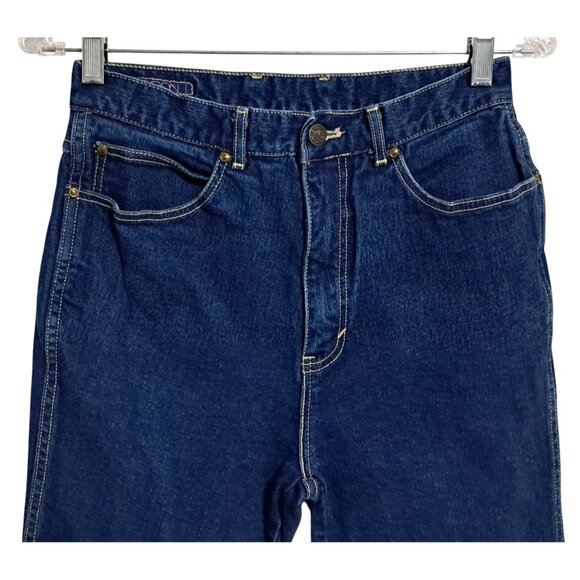 Vintage 80s Sasson High Rise Jeans Size 13 Style 2223 Cut J-3468 Tapered Leg wit - Picture 5 of 10